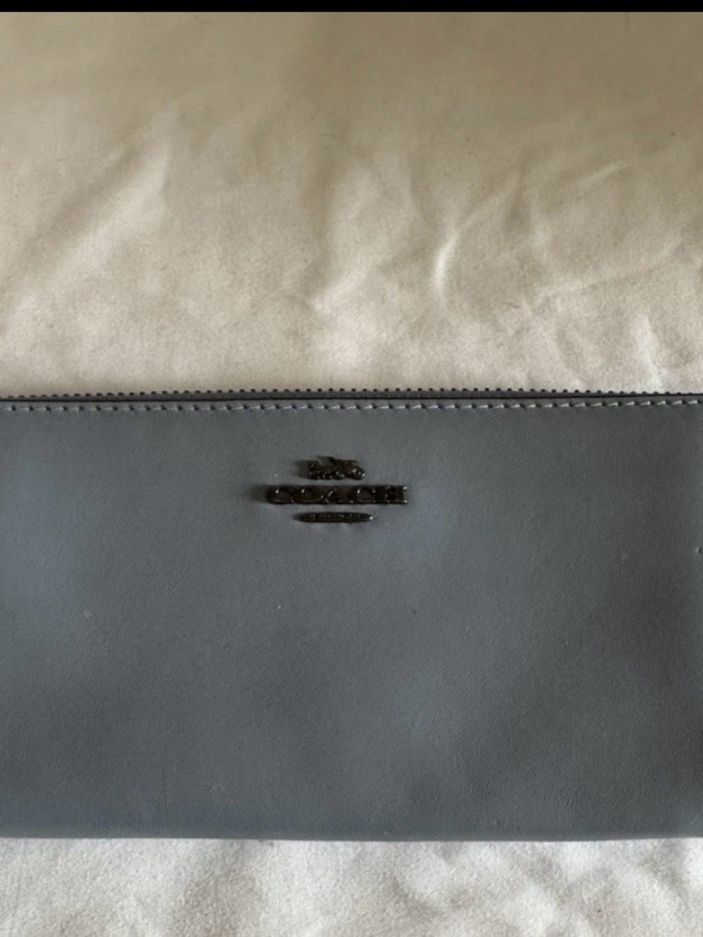 Coach women’s wallet light blue